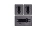 Mijölnir Comfort v2 Juego de alfombrillas de baño multicolor de 3 piezas